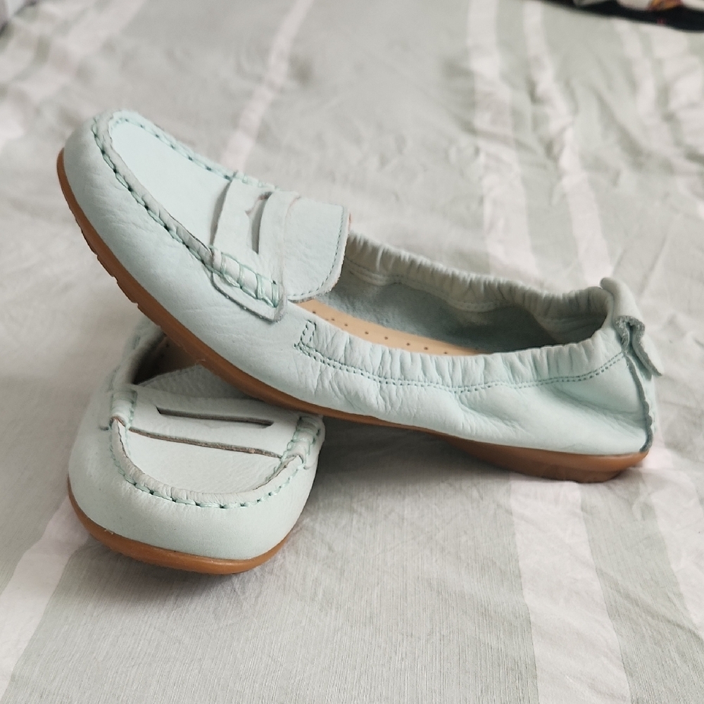 Hush Puppies Light Aqua Loafers